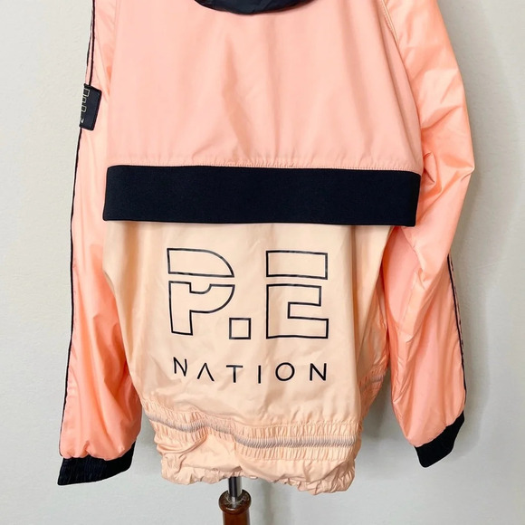 P.E Nation Pink Light Man Down Hooded Jacket - Picture 9 of 11